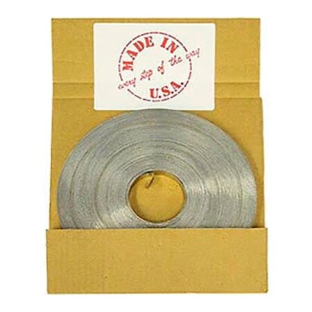Independent Metal Strap Co. Independent Metal Stainless Steel Strapping w/Self Dispensing Box, 3/4"W x 100'L x 0.025" Thick 3425-SS